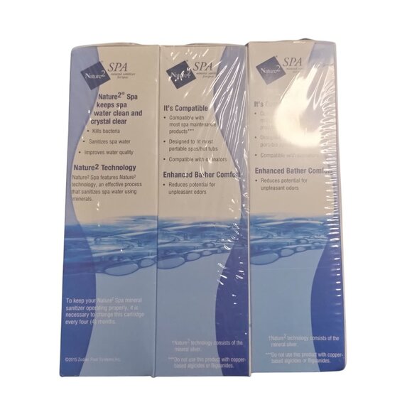 NWT Nature2 Spa Mineral Sanitizer for Hot Tubs/Spas lot of 3 pACK - Picture 1 of 6